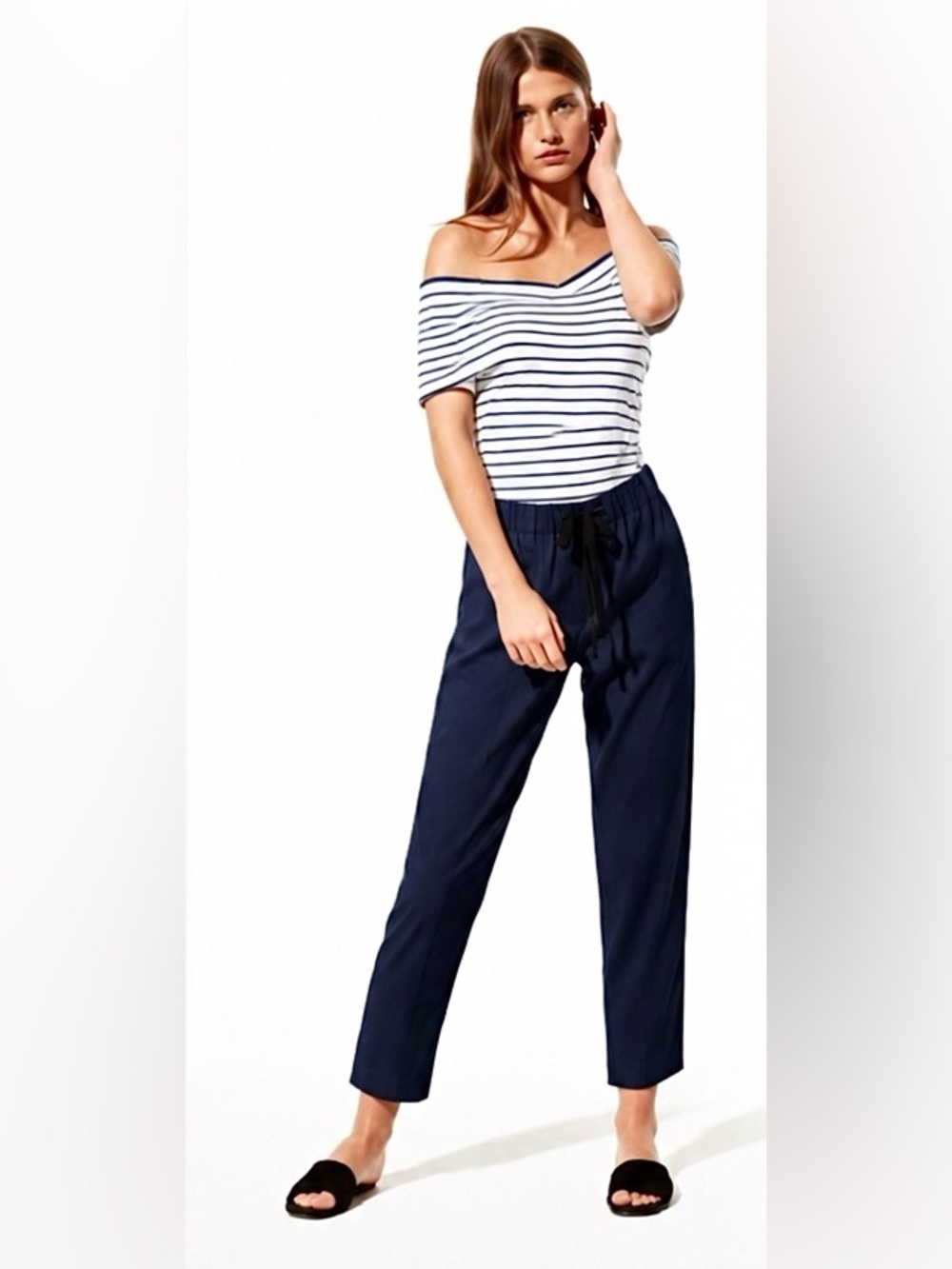 ARITZIA BABATON Errol Pant In Linen Blend
